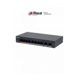 DAHUA DHCS40108ET60 DAHUA DH-CS4010-8ET-60 Switch Poe de 8 Puertos Gigabit/ Poe