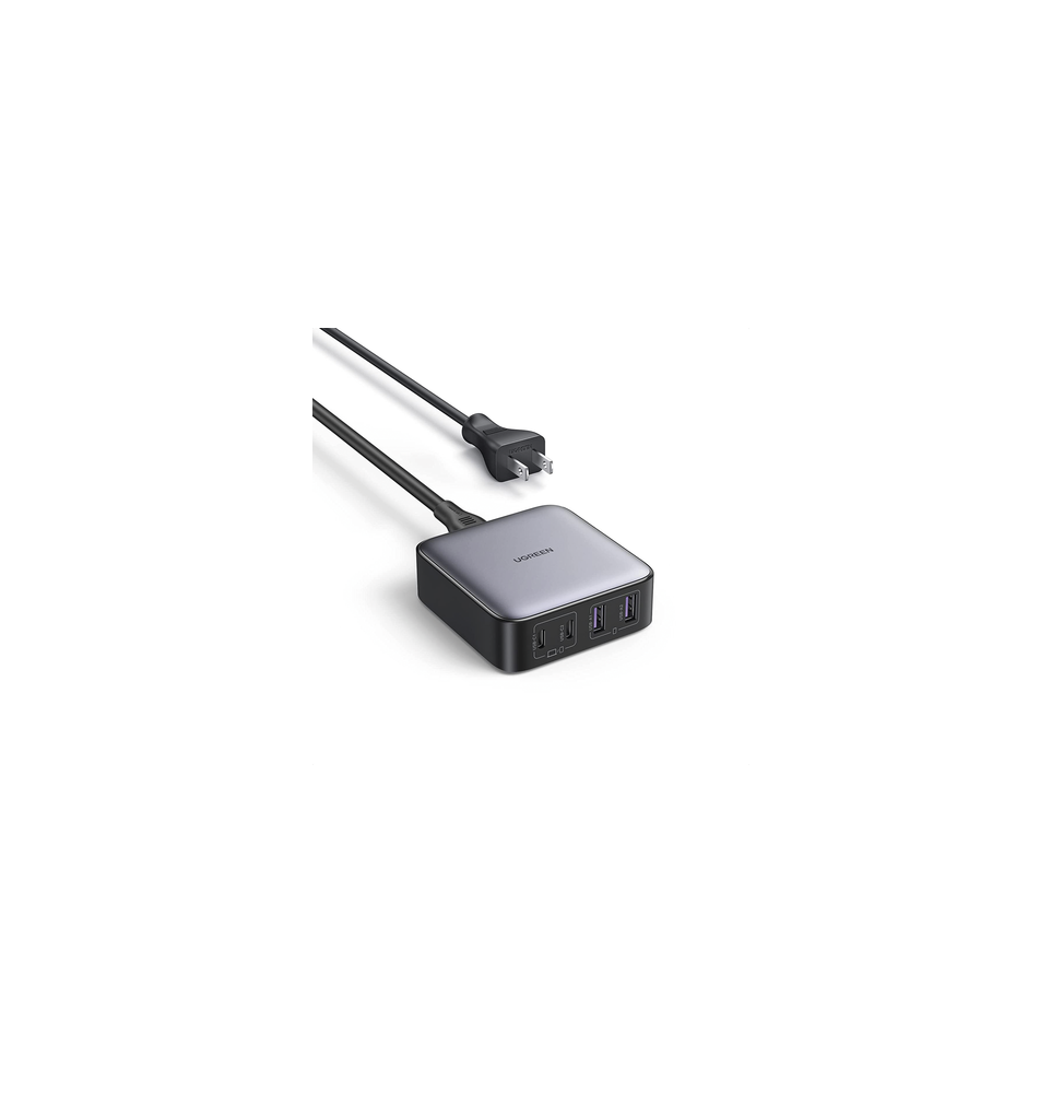 90735 Cargador de escritorio de 65W  4 Puertos de Carga Rpida  2 USB-C  2 USB-A  Tec