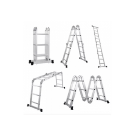 PSTH10003 Escalera Multiposiciones de Aluminio de 3.52 Metros Soporta 150 kg PST-H10