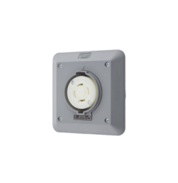 HUBHBL2740SR2 Receptculo con Bloqueo de Media Vuelta Industrial 30 A 600 V CA / 3 Po