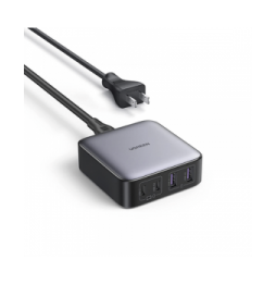 90735 Cargador de escritorio de 65W  4 Puertos de Carga Rpida  2 USB-C  2 USB-A  Tec