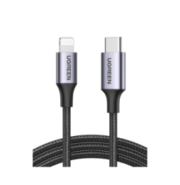 60761 Cable USB-C a Lightning  2 Metros  Certificado MFi  Carga Rpida 60W  480 Mbps