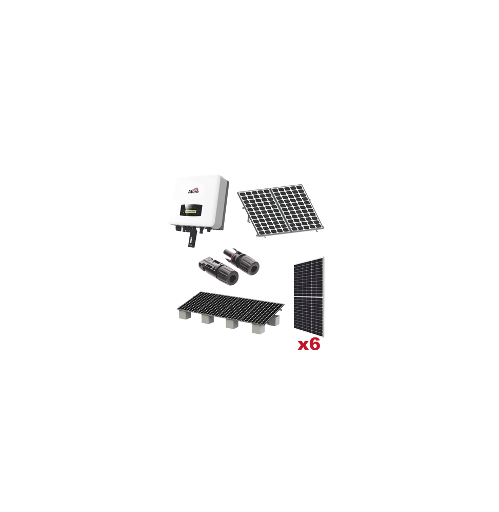 HNS3000TLKIT1 Kit Solar Interconexion / 3kW 220Vca / Inversor AFORE / Montaje Inclui