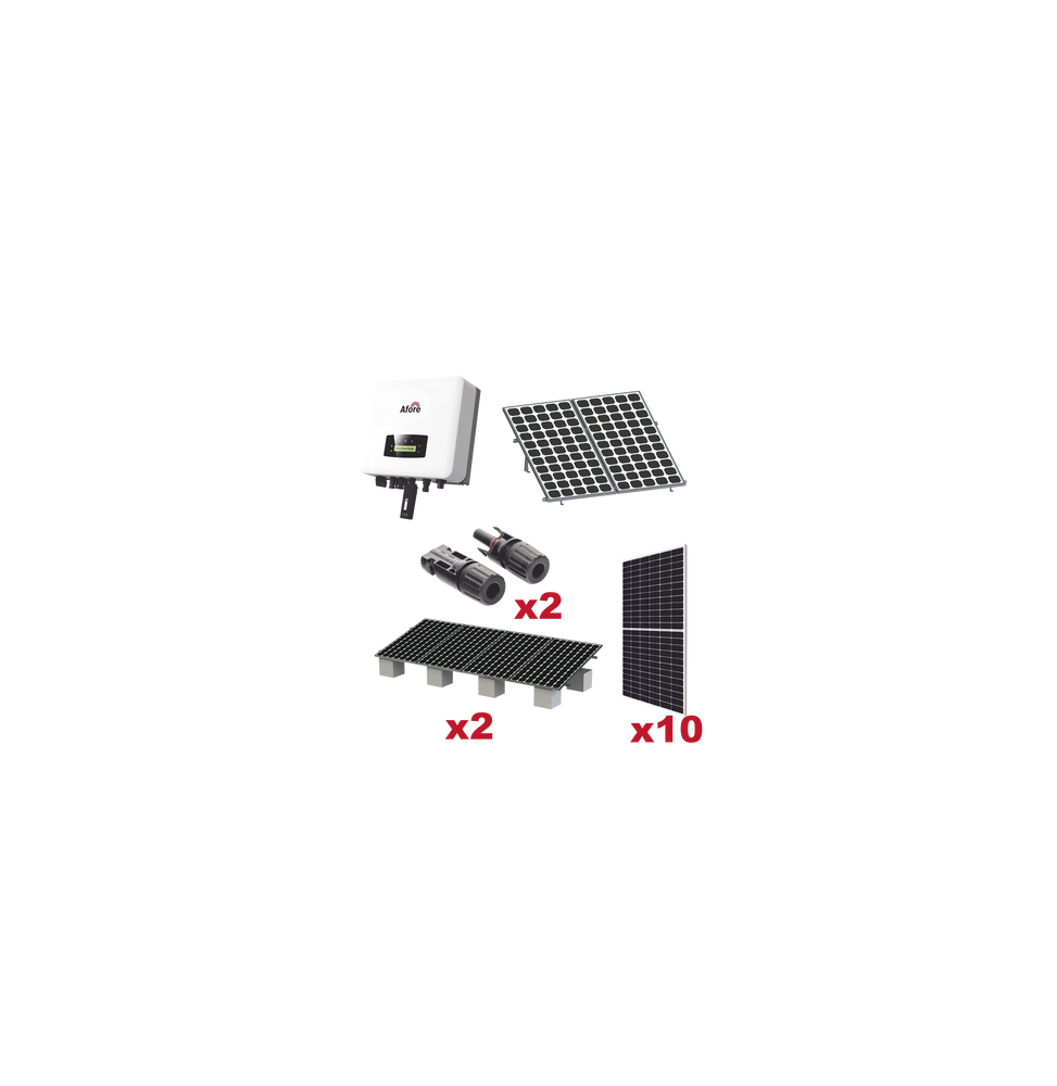 HNS5000TLKIT1 Kit Solar Interconexion / 5kW 220Vca / Inversor AFORE / Montaje Inclui