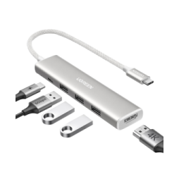 35580 HUB USB-C (Docking Revodok) 5 en 1  HDMI 2.0 4K30Hz  3 USB-A 3.0 (5Gbps)  USB-