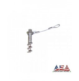 AMERICAN EARTH ANCHORS PETC Cable con Doble Guardacabo para