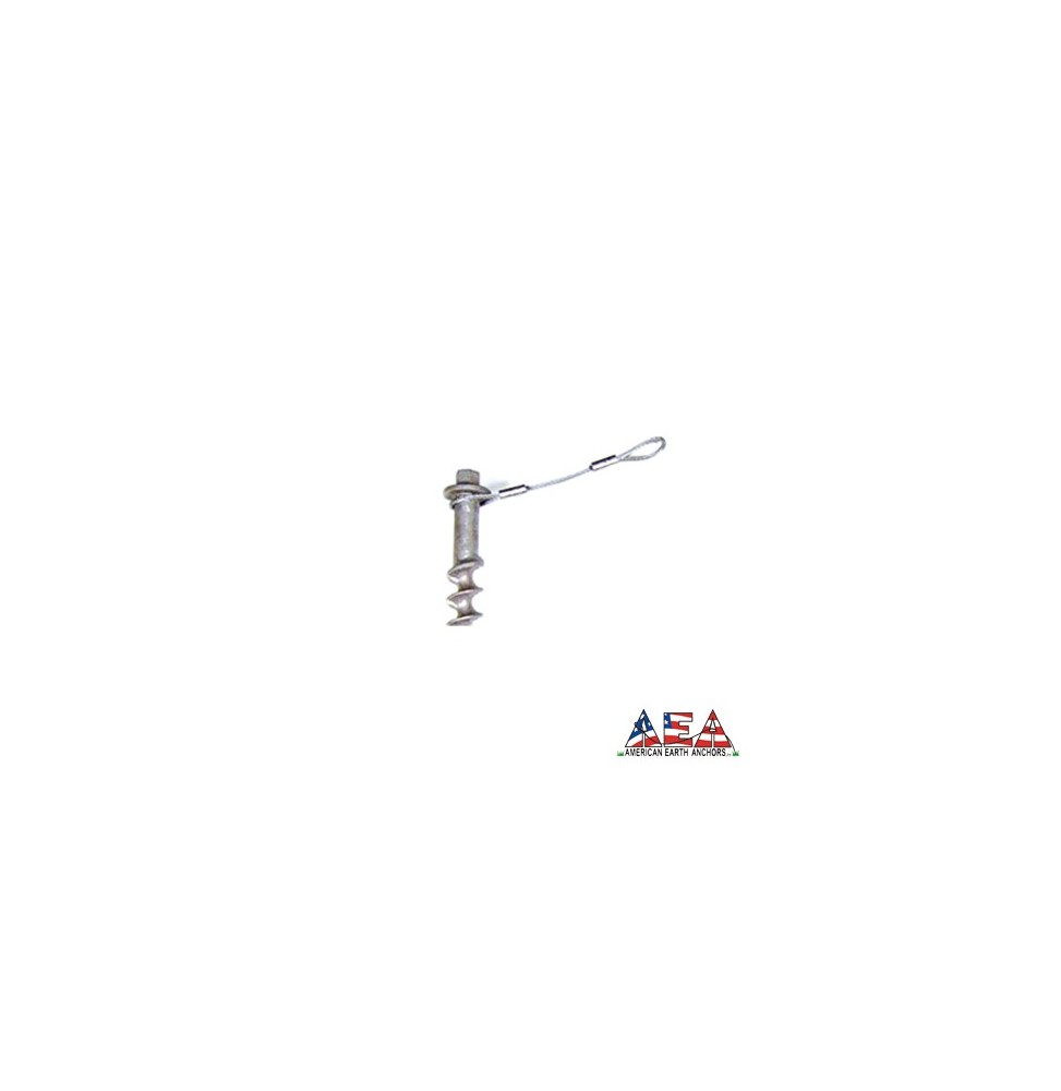 AMERICAN EARTH ANCHORS PETC Cable con Doble Guardacabo para